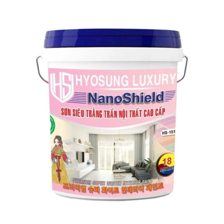 Sơn siêu trắng nội thất cao cấp HYOSUNG LUXURY